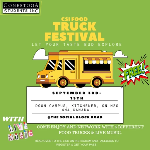 CSI Food Truck Festival Poster